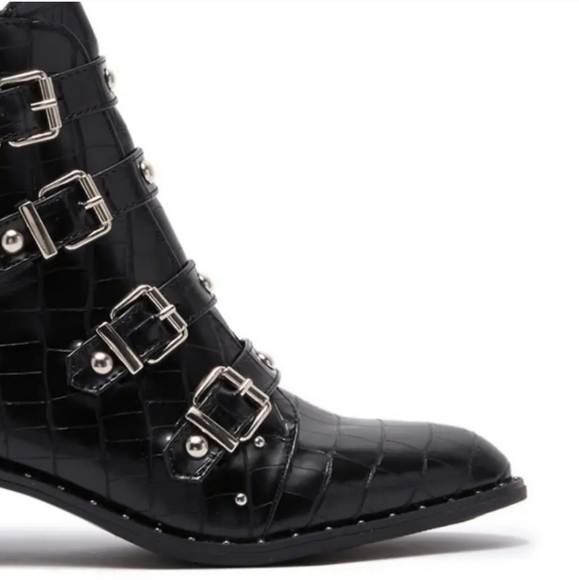 CATHRINE Malandrino Croc Boots - Picture 3 of 5